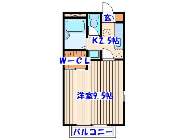 レジデンスあすかの物件間取画像